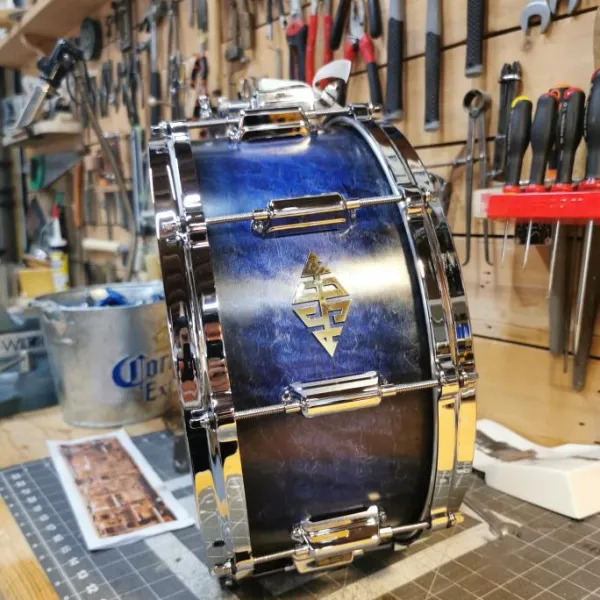 Caisse Claire Asba 14 X 6.5" Rive Gauche - Phoenix Blue