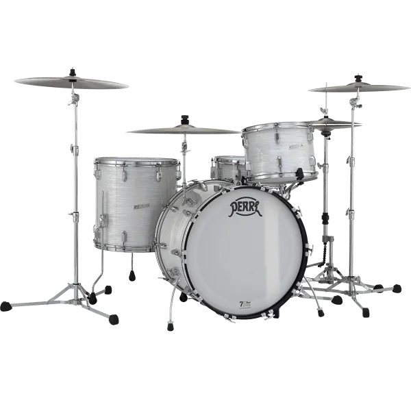 PEARL President Phenolic Batterie 22"/3pcs Pearl White Oyster
