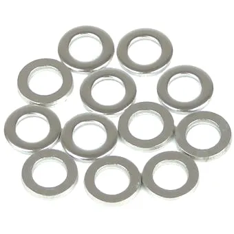 Rondelle Pearl Metal (X12)