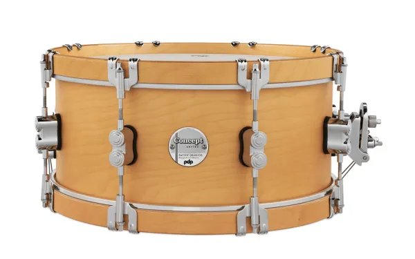 PDP Concept Classic Caisse Claire 14"x 6.5" Natural Stain/Walnut Hoop