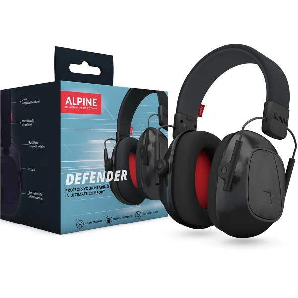 ALPINE Casque Defender - Noir