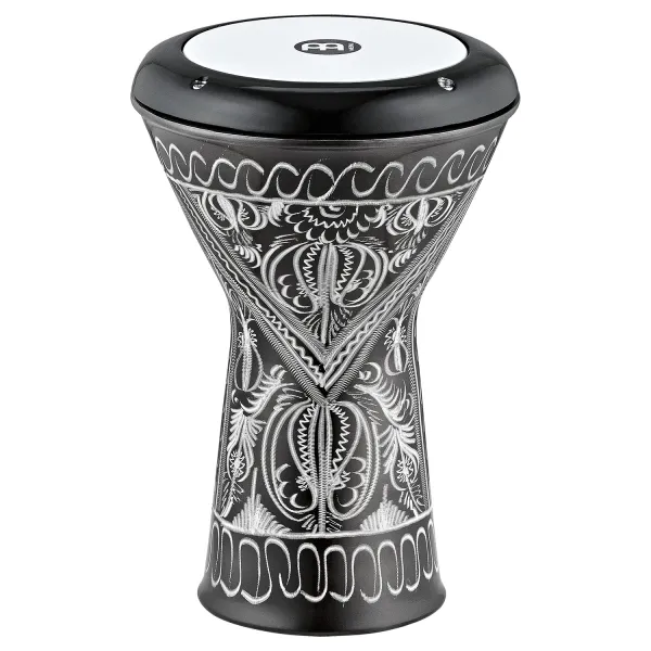 Darbouka Meinl Soprano Alu 15.2 X 30.5Cm - Black/White