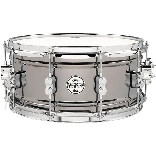 PDP Concept Series Caisse Claire 14"x 6.5" Black Nickel Over Steel