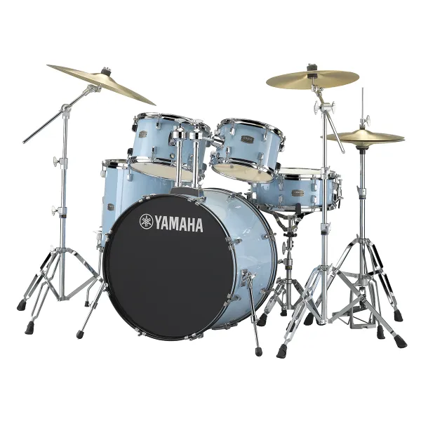 YAMAHA Rydeen Batterie 20"/5Pcs Gloss Pale Blue + Cymbales