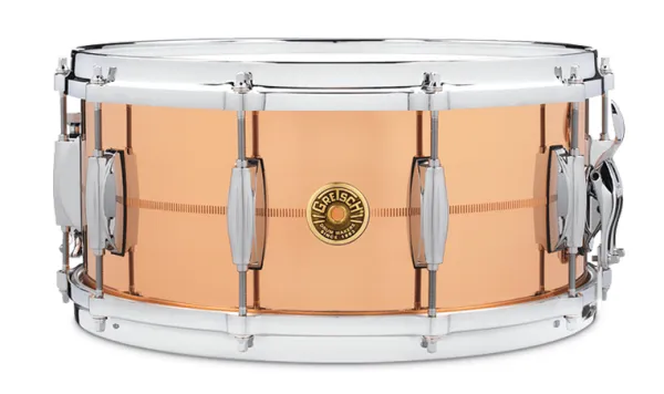 GRETSCH USA Custom Caisse Claire 14"x 5" USA - G4160Pb - Solid Phosphor Bronze