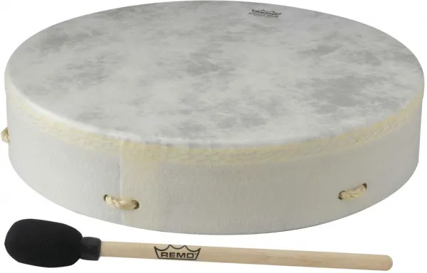 Buffalo Drum Remo 16 X 3.5" Fiberskyn + Batte
