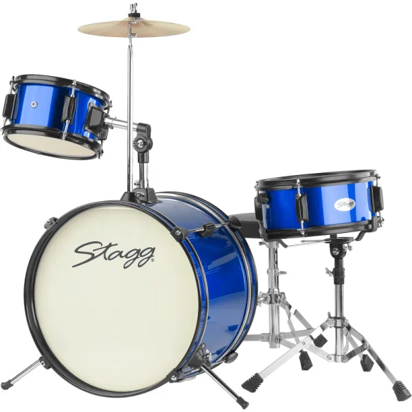 STAGG Junior Batterie 16"/3pcs Blue