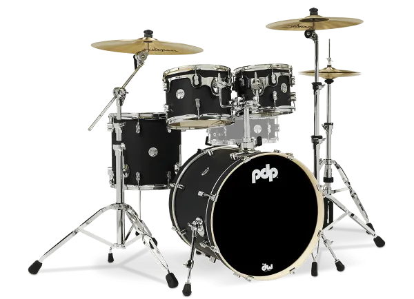 PDP Concept Maple Batterie 20"/4pcs Satin Black