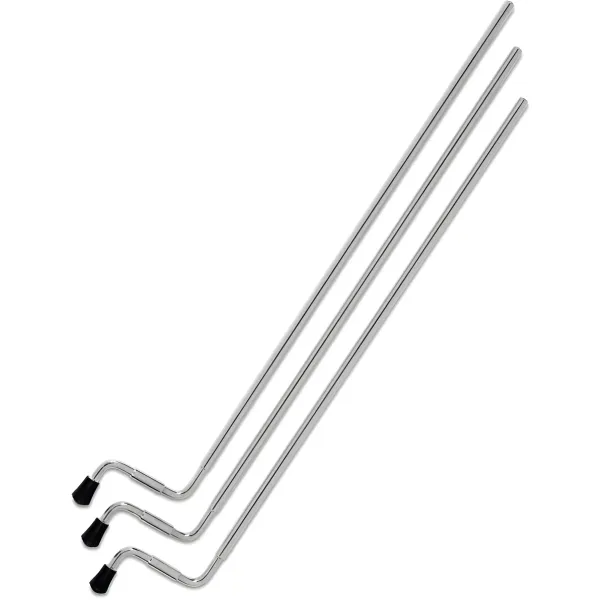 DW Pied Tom Basse Aluminium 27" Chrome (x3)