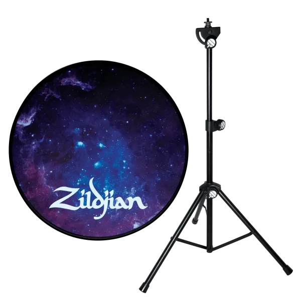 ZILDJIAN Pack Pad d'Entrainement 6" Galaxy avec Pied de Pad