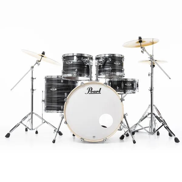 PEARL Export Stage Batterie 22"/5pcs Graphite Silver Twist