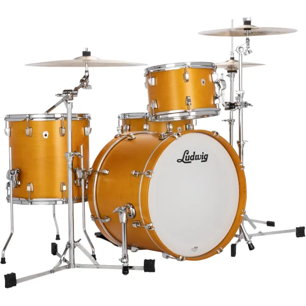 LUDWIG Neusonic Batterie 20"/3pcs Downbeat Satin Golden Slumbers