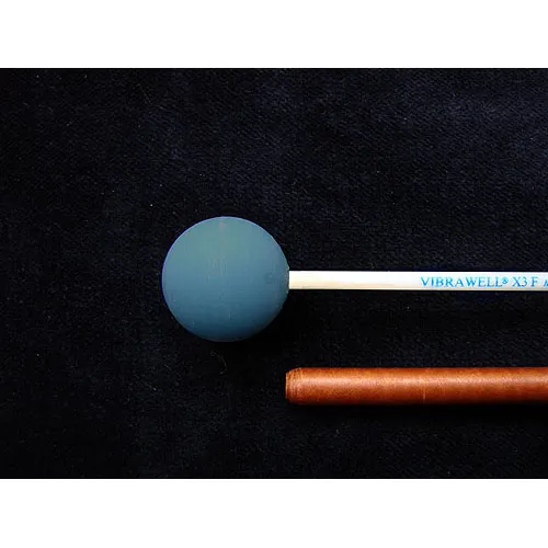 VIBX3F Mailloche Xylo Vibrawell Fib Paire Caout Bleu Hard 25 Mm