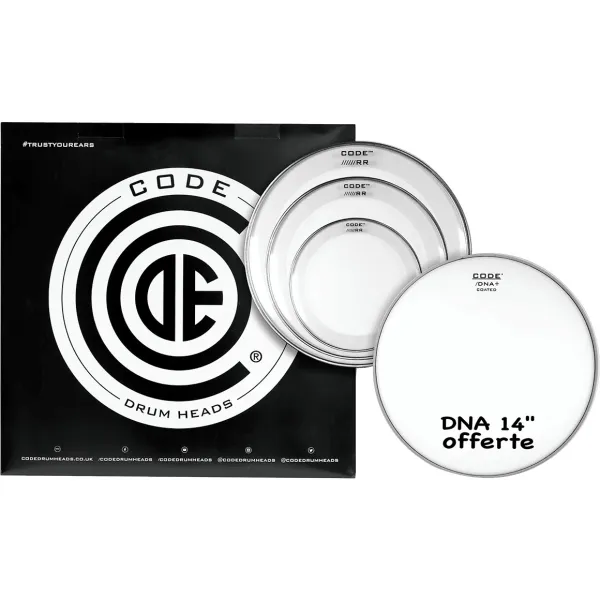 Pack CODE Reso Ring 10"/12"/16" Clear + Dna 14" Coated