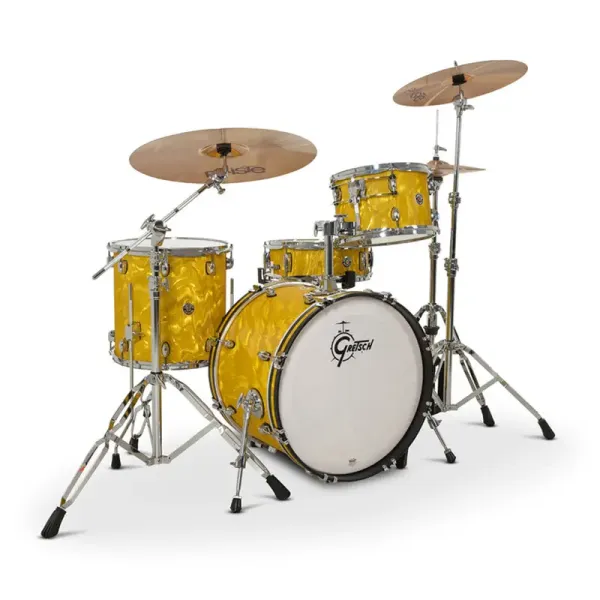 GRETSCH Catalina Club Batterie 20"/4pcs Yellow Satin Flame