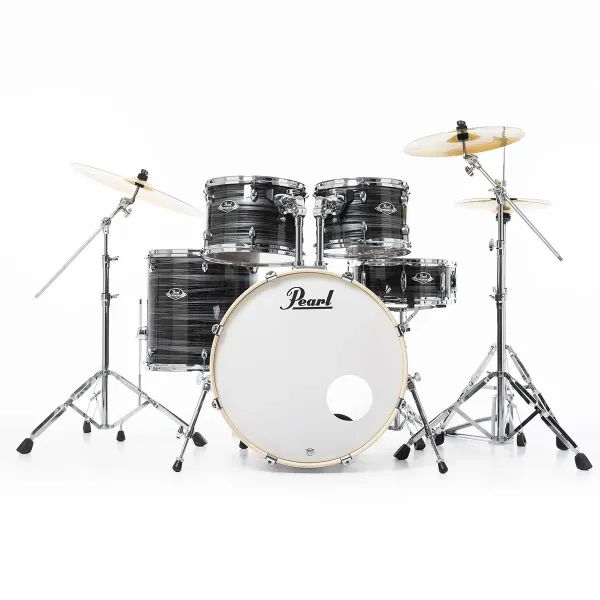PEARL Export Stage Batterie 22"/5pcs Graphite Silver Twist