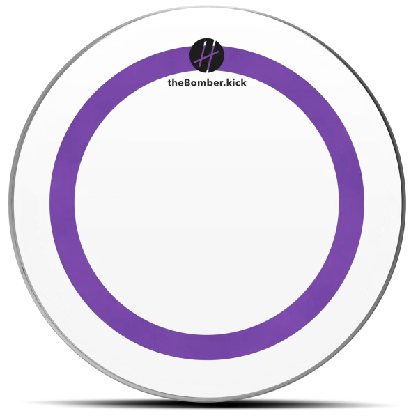 HEATS The Bomber 20" Clear Bass Drum