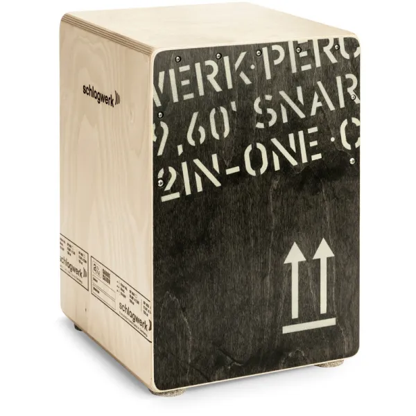 SCHLAGWERK CP403BLK Cajon 2Inone Black Medium