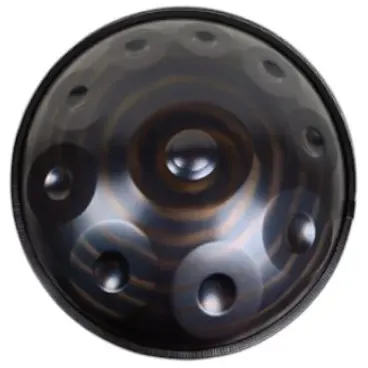 Produit SOLAR PERCUSSION Handpan - D kurd (9 notes) - Black Storm Image