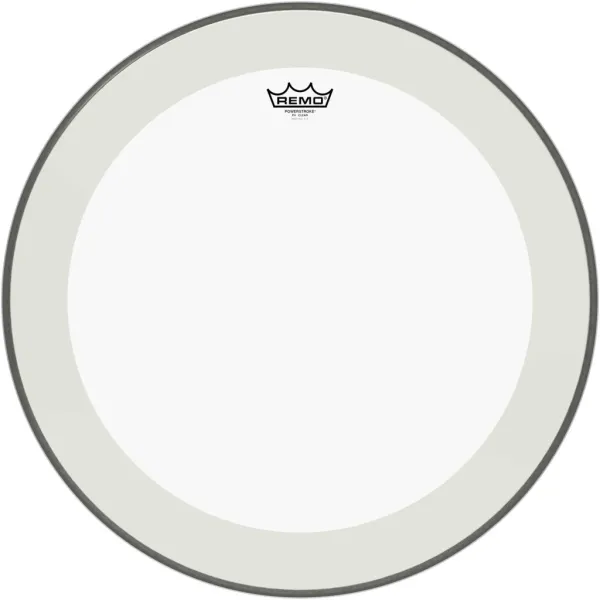 REMO Powerstroke 4 24" Bass Clear W/Dot