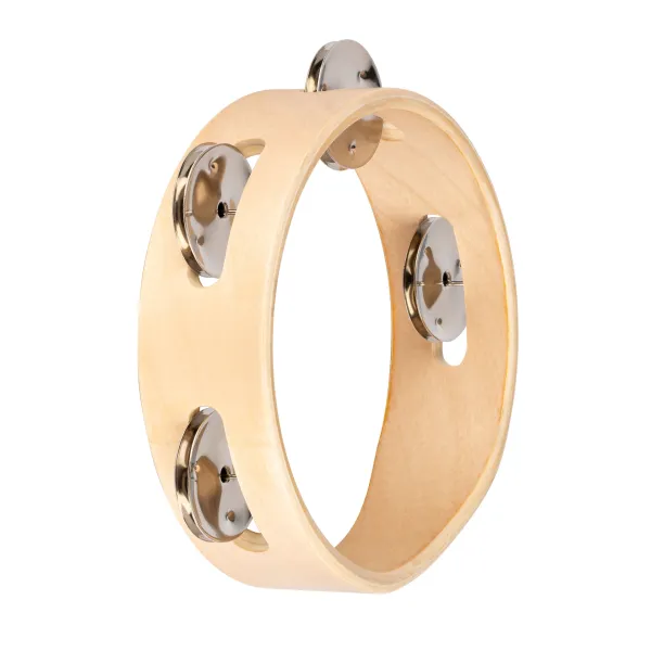 Tambourin Nino 06" - 1 Rang - Natural