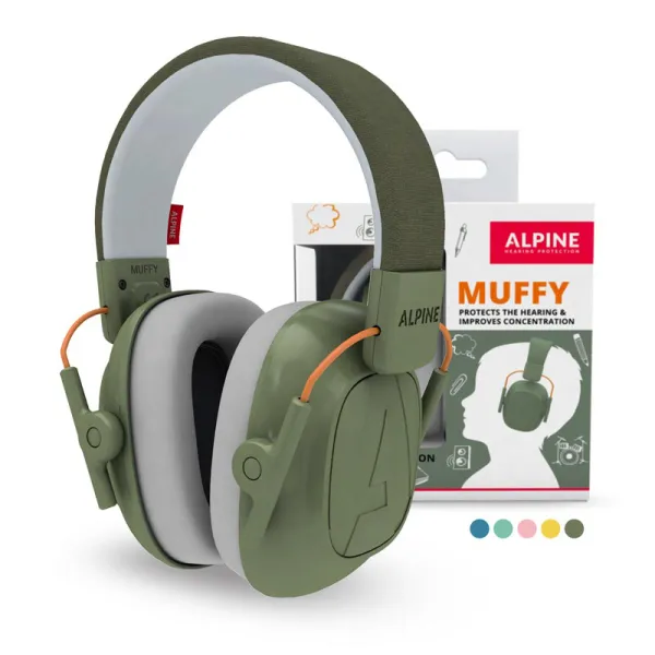ALPINE Casque Muffy Kids Vert - Kaki