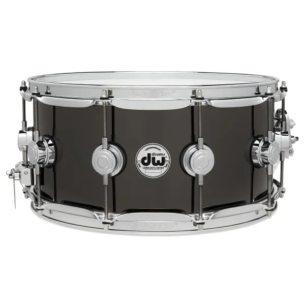 Produit DW Collector's Caisse Claire 14"x 6.5" Metal Satin Black Over Brass Image