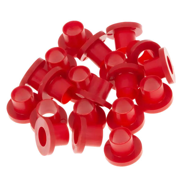 Rondelle Danmar Nylon - Red - 20Pcs