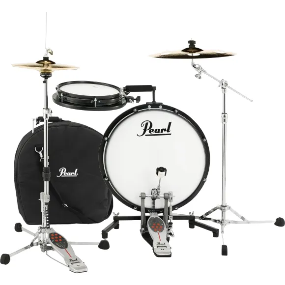 PEARL Compact Traveler Batterie 18"/2pcs Black + Housse