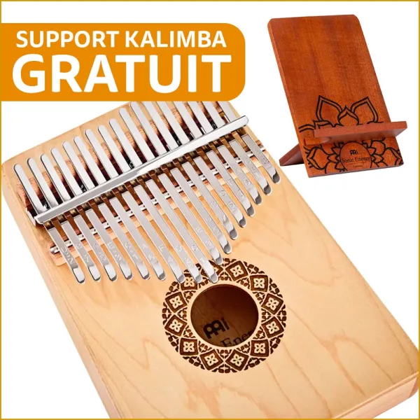 Produit MEINL SONIC ENERGY Kalimba 17 Lames Maple - Soundhole - Do Majeur Image