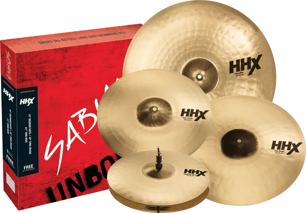 SABIAN HHX Performance Bright Pack 4pcs