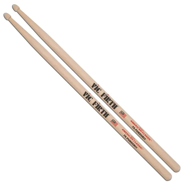 VIC FIRTH Baguettes 7A American Classic Hickory Pure Grit