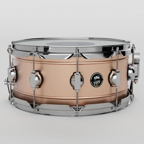 DS DRUMS Fury Caisse Claire 14"x 6,5" Copper
