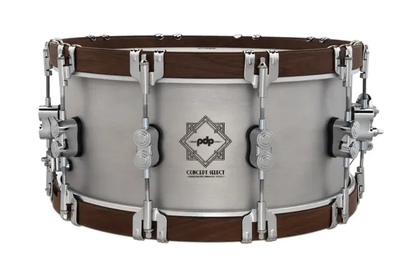 PDP Concept Series Caisse Claire 14"x 6.5" Aluminium Wood Hoop 3mm