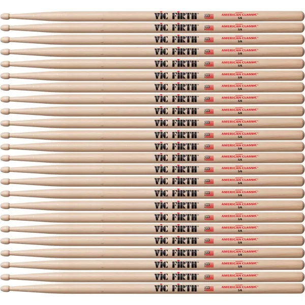 VIC FIRTH 5A Pack 12 Paires