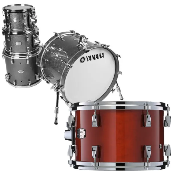 YAMAHA Absolute Hybrid Maple Batterie 22"/4Pcs Red Autumn