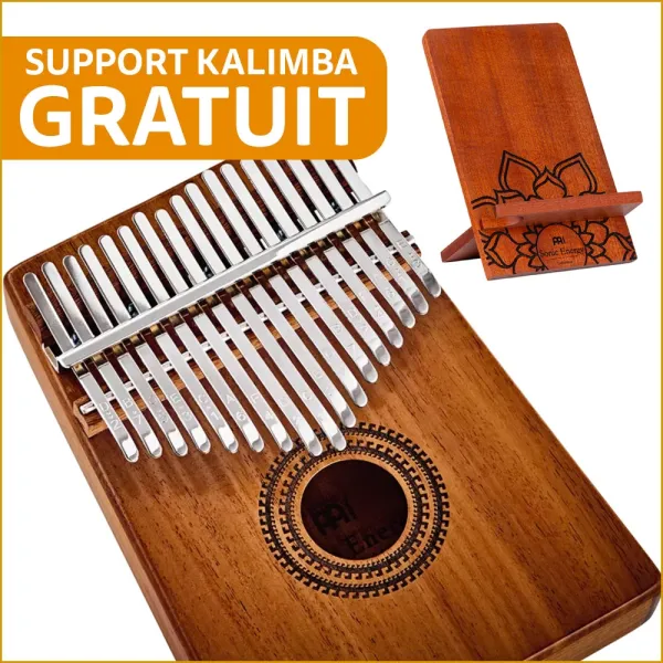 Produit MEINL SONIC ENERGY Kalimba 17 Lames  Acacia - Soundhole - Do Majeur Image