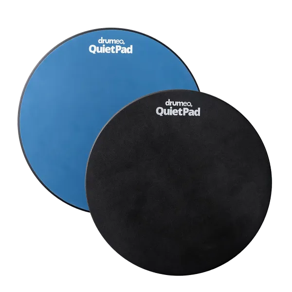 Practice Pad Drumeo 12" - Quietpad Bleu