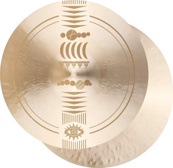 Produit MEINL AD4 14" Artist Design Cymbal Anika Nilles Lunar Hi-Hats Image