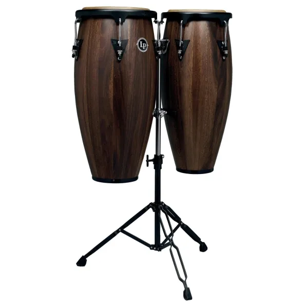 Conga Set LP A647Sw Aspire 11" + 12" - Double Stand - Siam Walnut