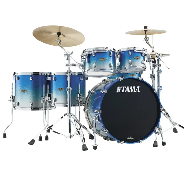 TAMA Starclassic Walnut/Birch Batterie 22"/5pcs Molten Blue Ice Fade