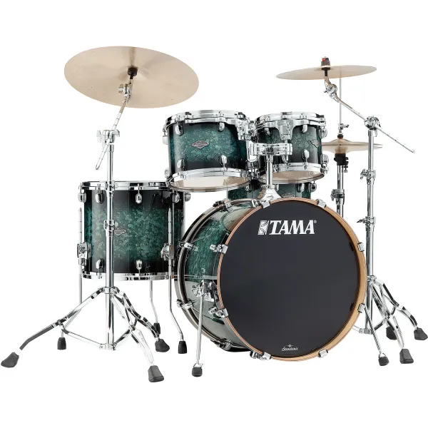 TAMA Starclassic Performer Batterie 22"/4pcs Molten Steel Blue Burst, Mount