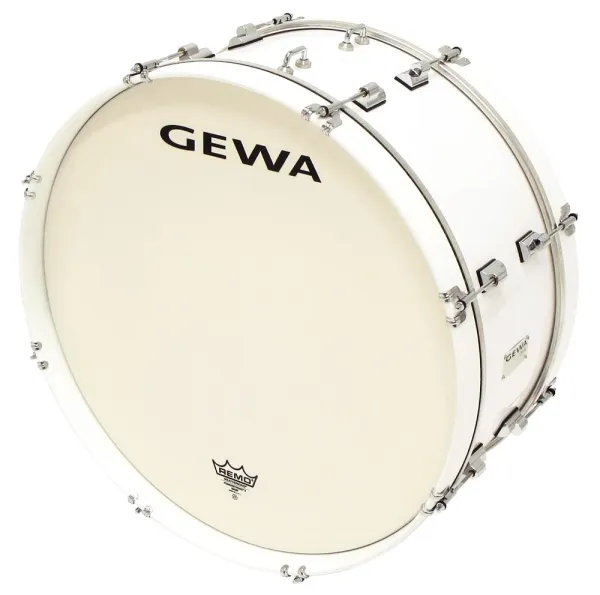 Grosse Caisse GEWA 22 X 10 Marching - Poplar - White