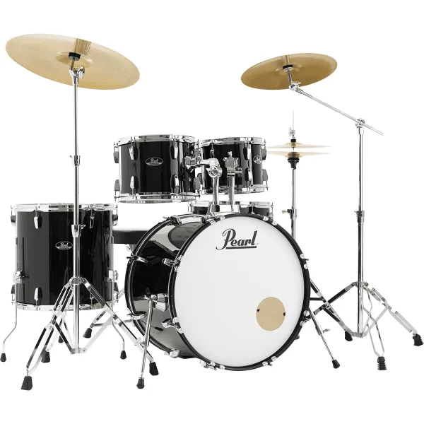 PEARL Roadshow Plus Batterie 22"/5pcs 3 Cymbales Jet Black