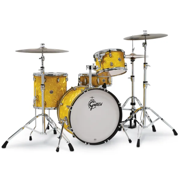 GRETSCH Catalina Club Batterie 20"/4pcs Yellow Satin Flame