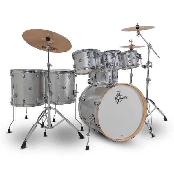GRETSCH Catalina Maple Batterie 22"/7pcs Silver Sparkle