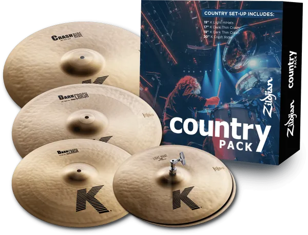 ZILDJIAN K Country Pack 4pcs