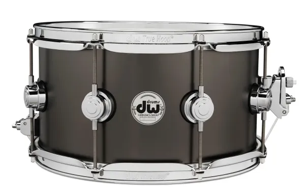 Produit DW Collector's Caisse Claire 13"x 07" Metal Satin Black Over Brass Image