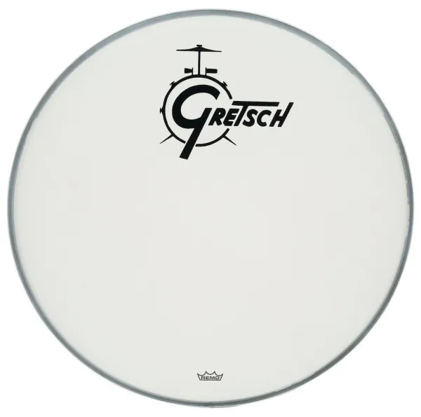 Peau Gretsch Dhcw22 Ambassador 22" Bass Coated - Logo
