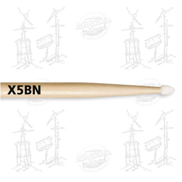 VIC FIRTH 5B American Classic Hickory Extreme Nylon Grip